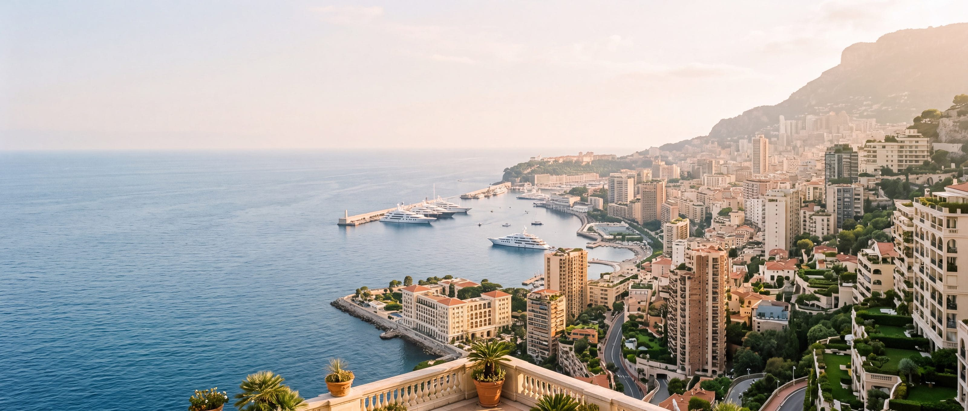 A prime retail street in Monaco